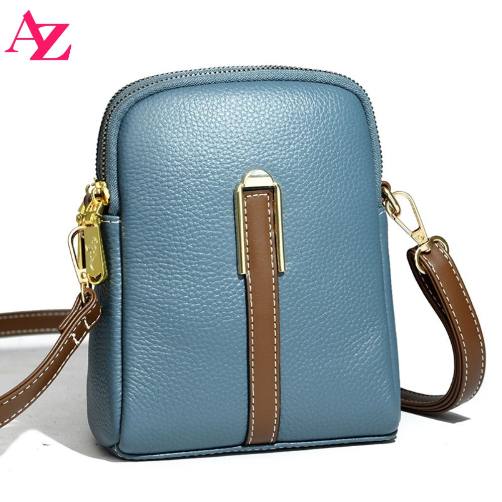 Blue - Pattern Stripe Crossbody Bag
