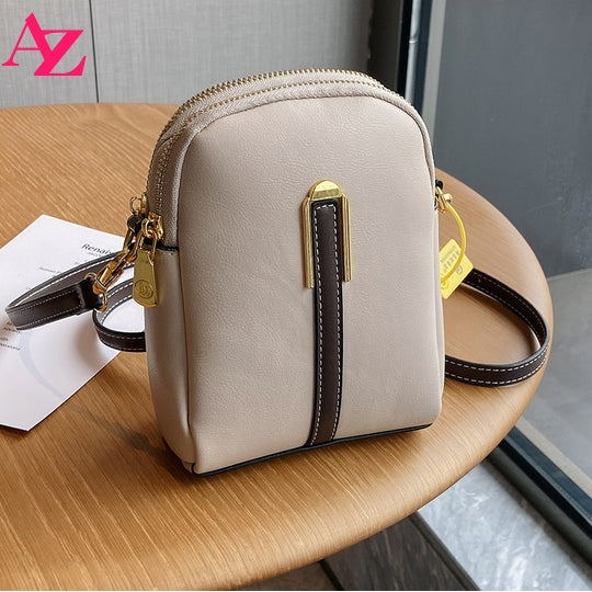 White - Pattern Stripe Crossbody Bag