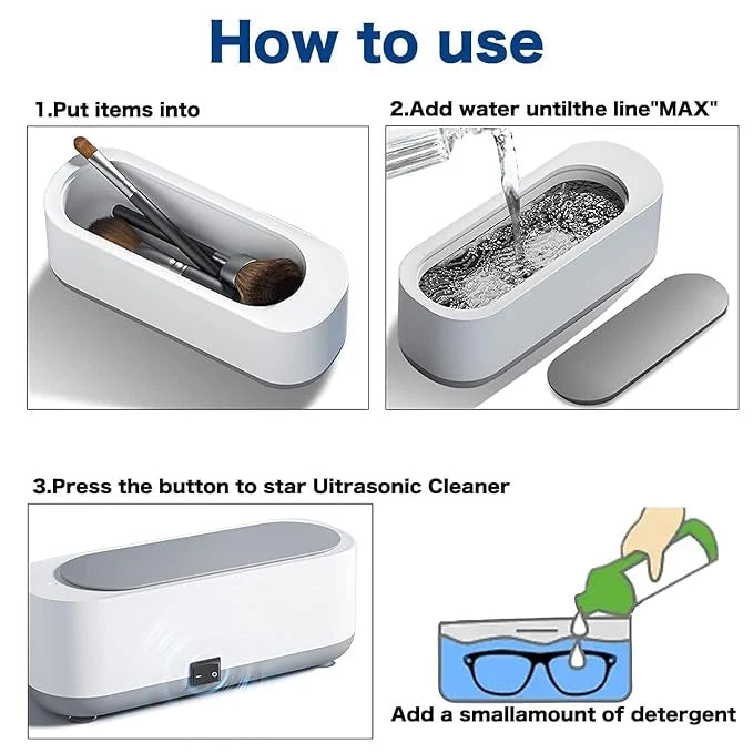 Glamroo™ Premium Ultrasonic Cleaner