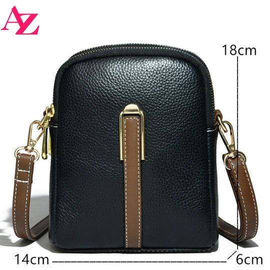 Black - Pattern Stripe Crossbody Bag