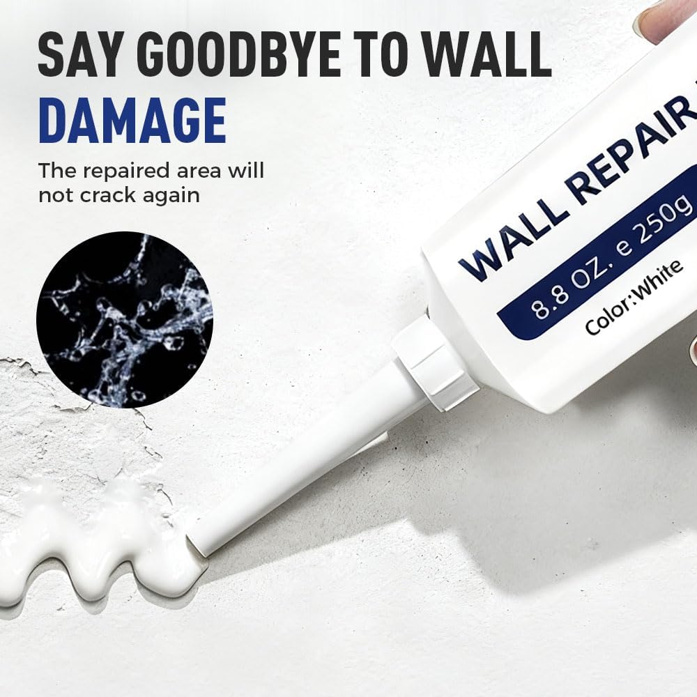 Waterproof Wall Repair Paste – Crack, Hole & Peeling Filler Kit