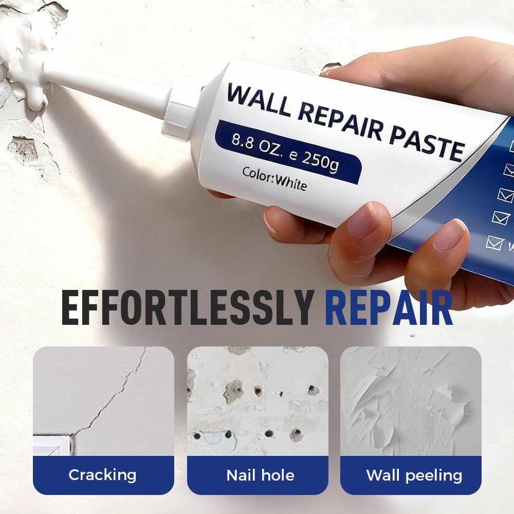 Waterproof Wall Repair Paste – Crack, Hole & Peeling Filler Kit
