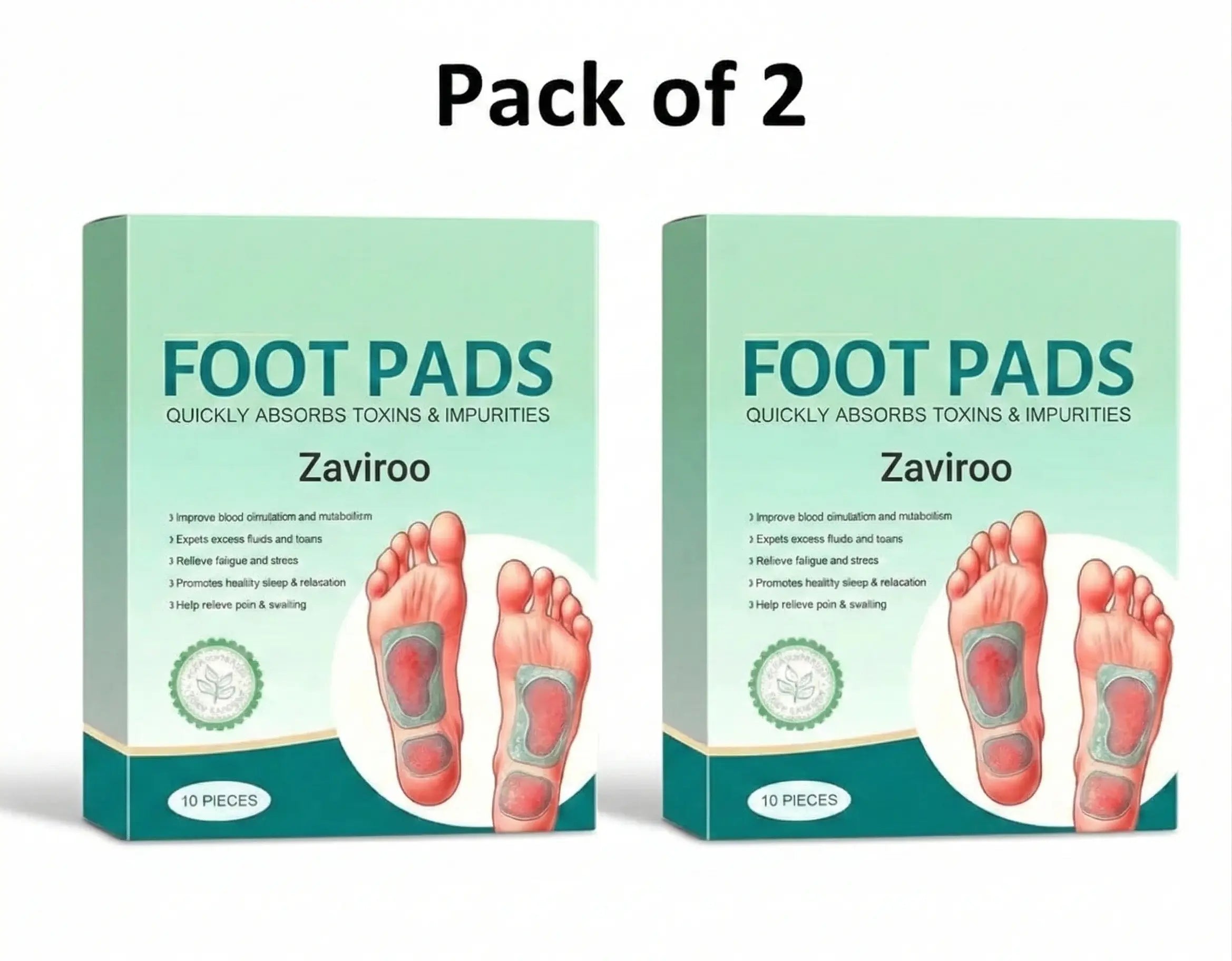 Premium Detox Foot Patches (Pack of 10) BUY 1 GET 1 FREE