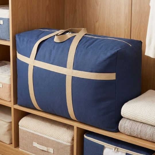 Large Foldable Clothing & Blanket Storage Bag