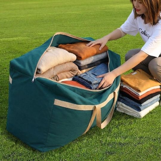 Large Foldable Clothing & Blanket Storage Bag