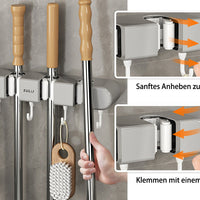 5 Slot & 6 Hook Wall Mounted Holder