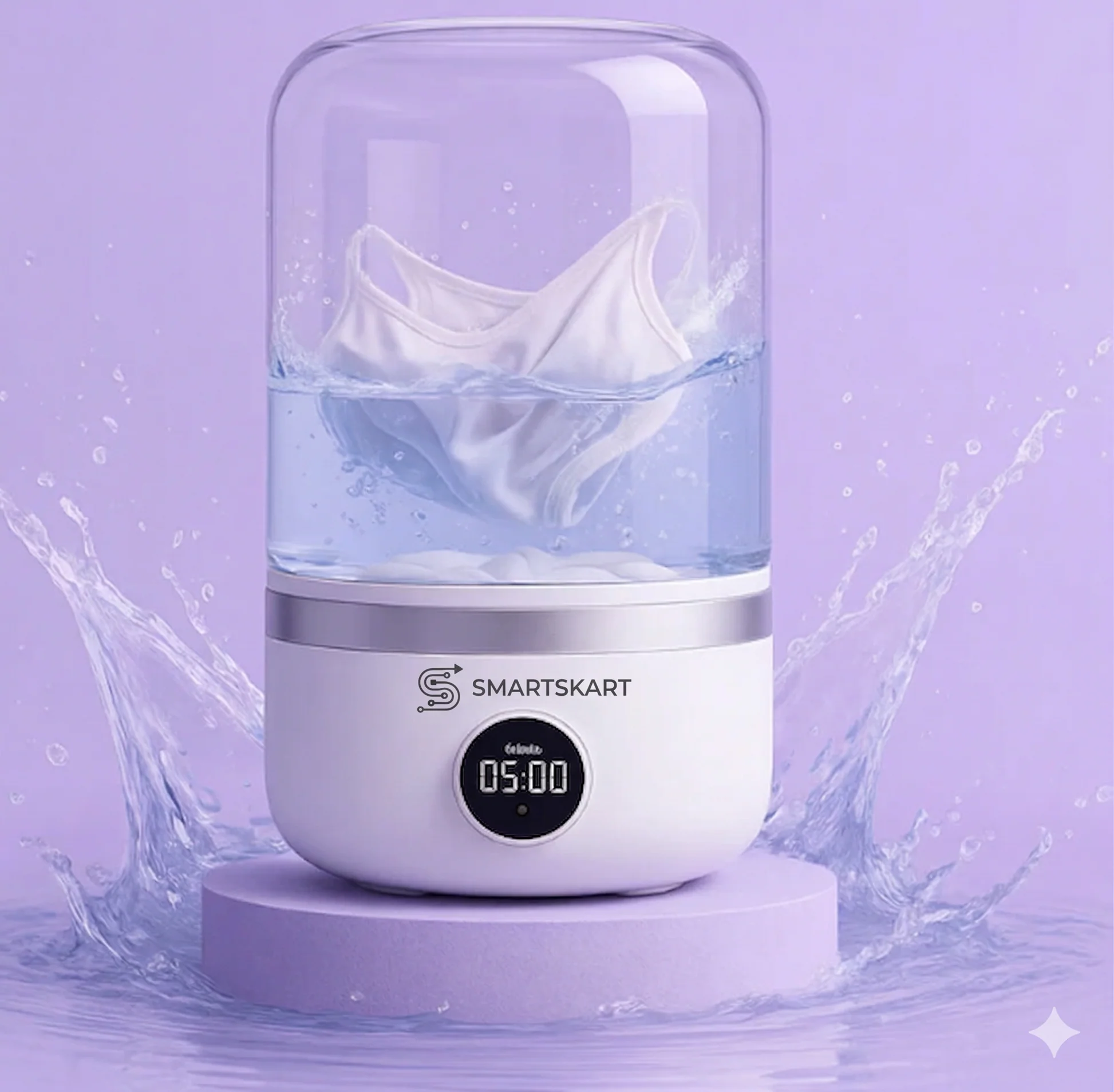 Mini Washing Machine (1L) – Compact, Powerful & Travel-Friendly!