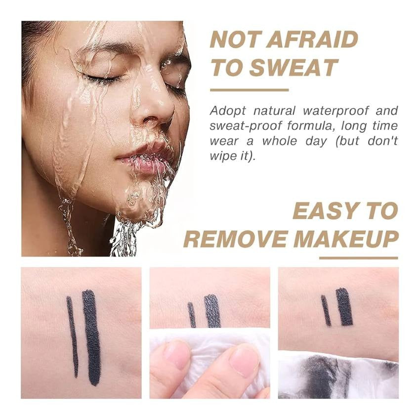 24H Smudge-Proof Black Gel Cream Eyeliner | Quick-Dry Formula